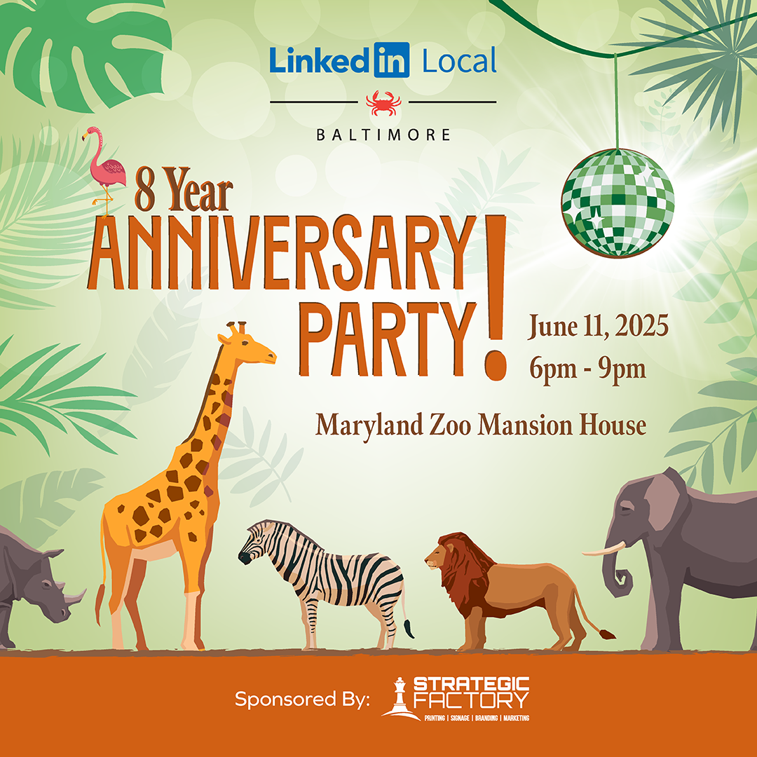 LinkedIn Local Baltimore event branding